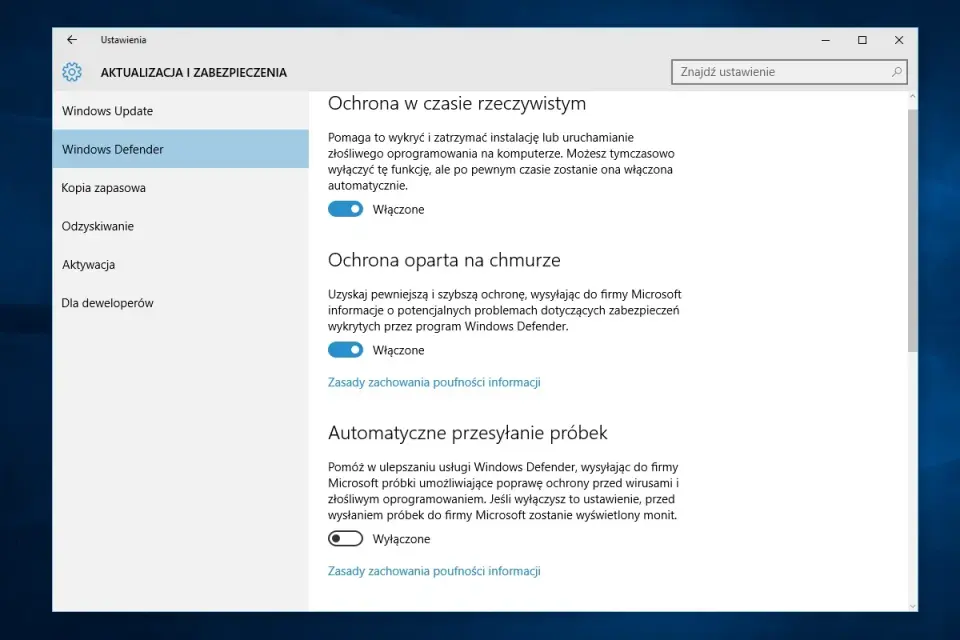 Jak wyłączyć Microsoft Defender w Windows 10 bez zbędnego ryzyka
